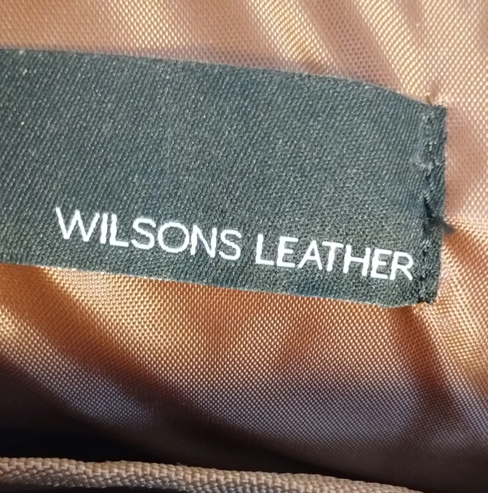 Wilson's Leather Tan Men's Laptop Bag